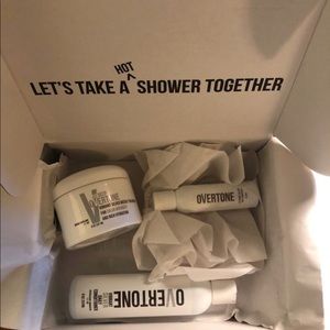 Overtone hair products (vibrant silver)